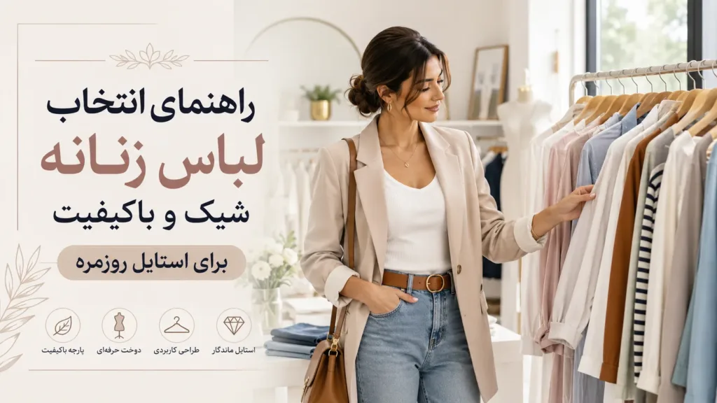 راهنمای انتخاب لباس زنانه شیک و باکیفیت برای استایل روزمره
