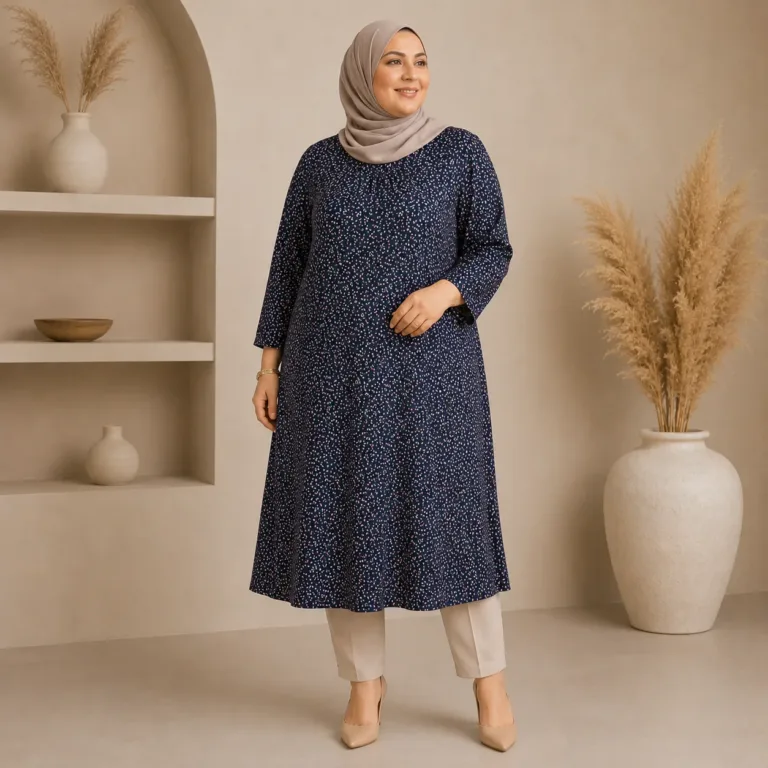 پیراهن راحتی زنانه آستین سه ربع